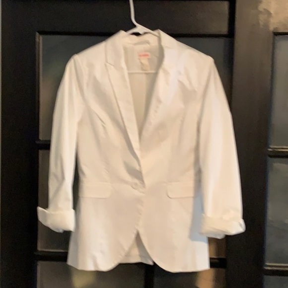White blazer H&M Conscious Collection size 10 - Picture 1 of 4